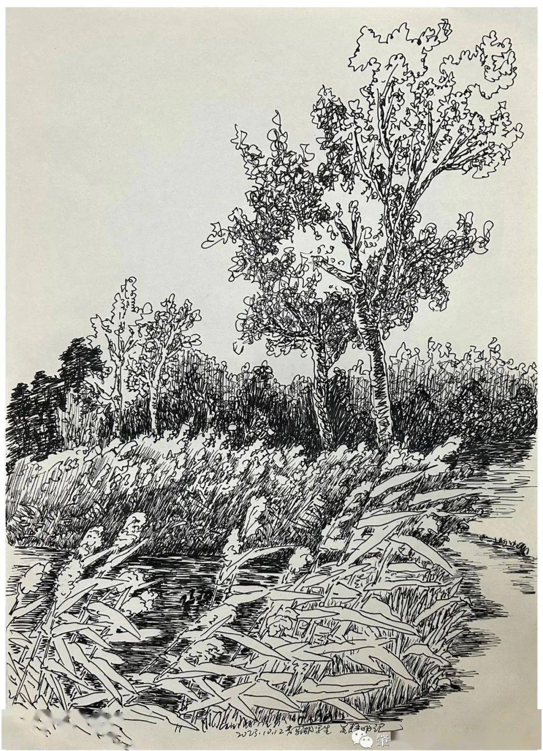 爱祖国爱家乡的情怀,特开展"肇州人画肇州"系列主题画展活动--速写篇