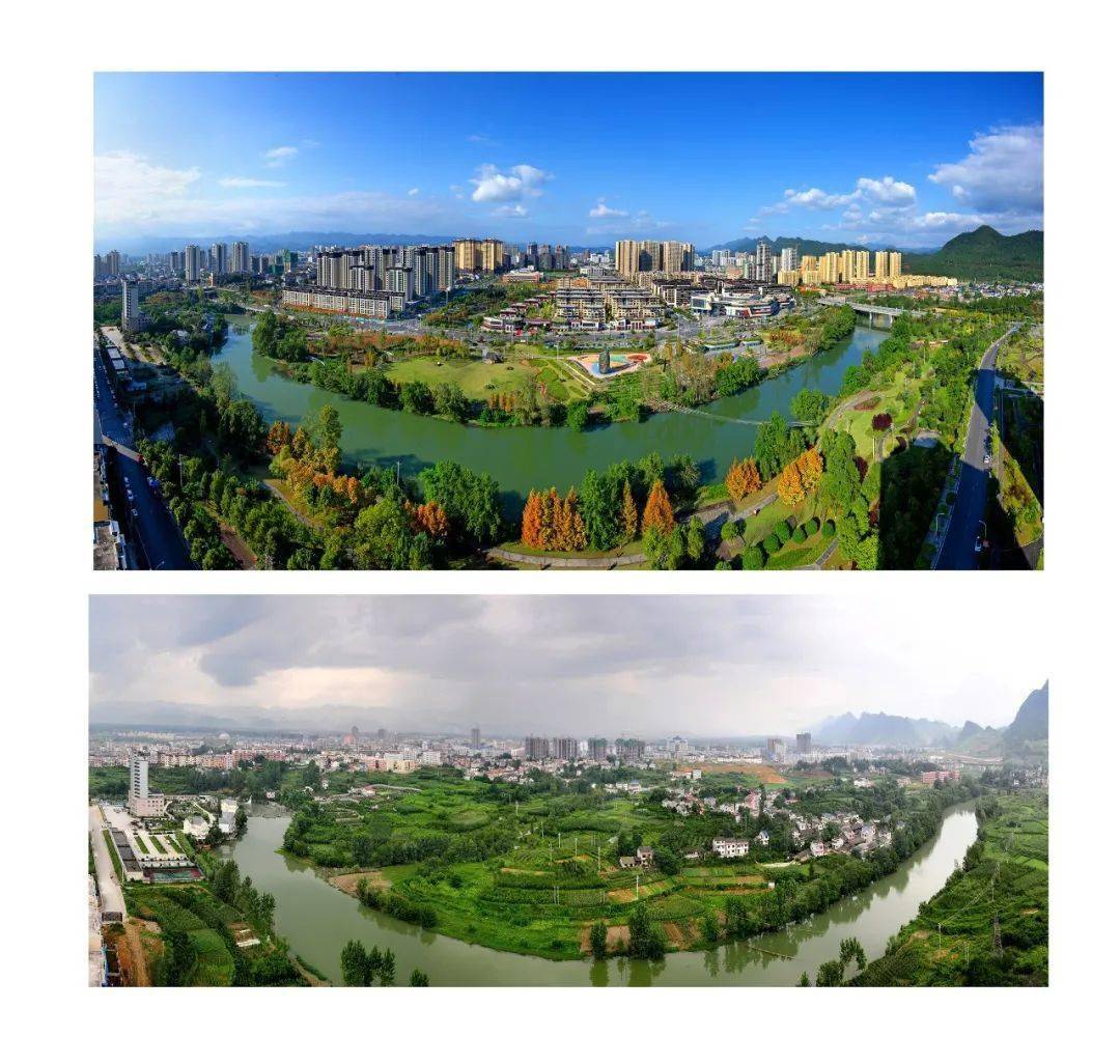 唐磊《梅江河畔的蝶变2008-2023年》组照唐磊《秀城的连心新桥》组照