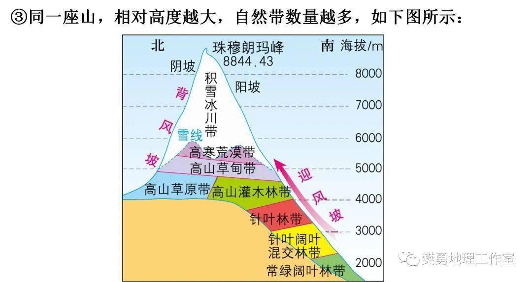 地带性相关知识归纳高考地理复习:服务业区位因素_雪线_自然_规律