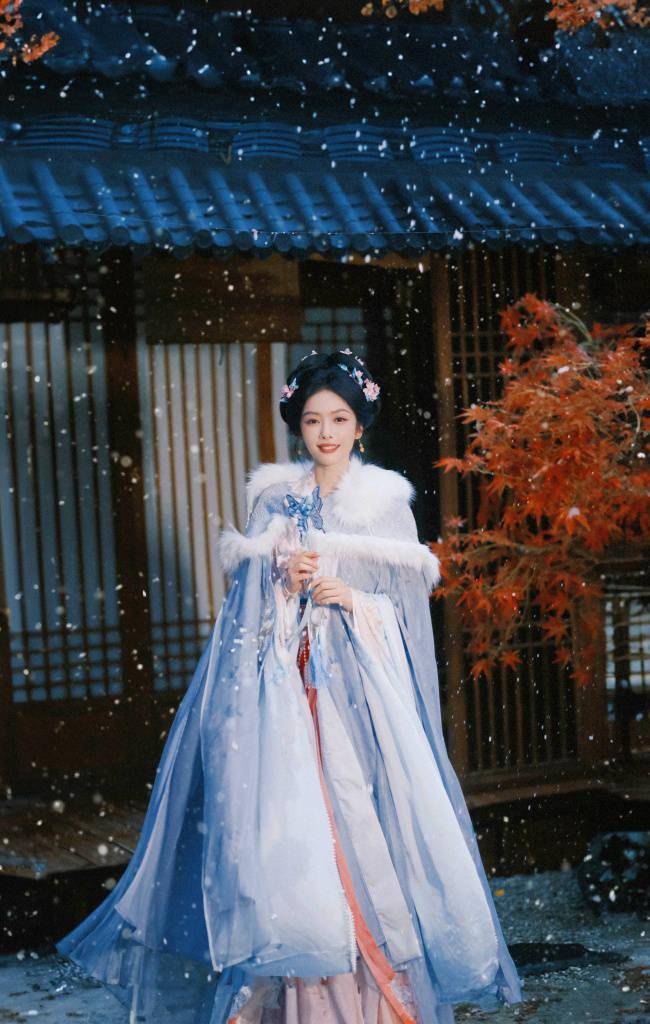 蔡文静古装造型太惊艳!雪中清冷温婉感梦回初恋白月光_写真_账号_眉眼