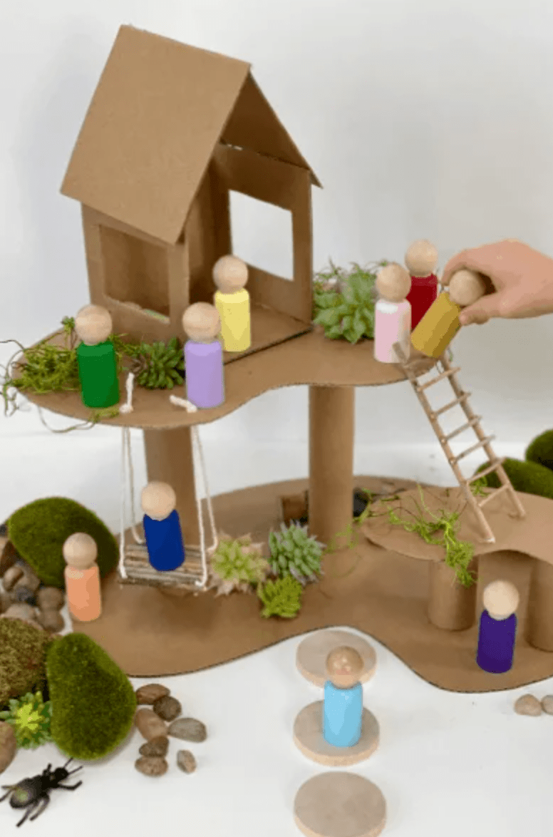 永远玩不够的纸箱diy,这5种创意陪娃玩起来,简单又有趣!