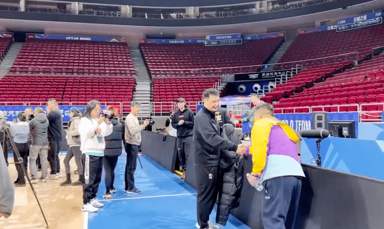 闵鹿蕾重回五棵松思念吉喆,称赞老东家是有底蕴的强队_北控_训练_比赛