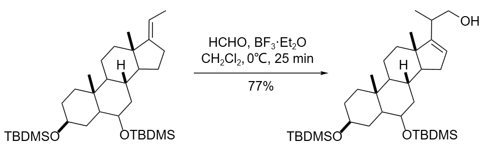 bf61·et60o 可以促進含亞乙基的類固醇從空間位阻小的 α-面進行