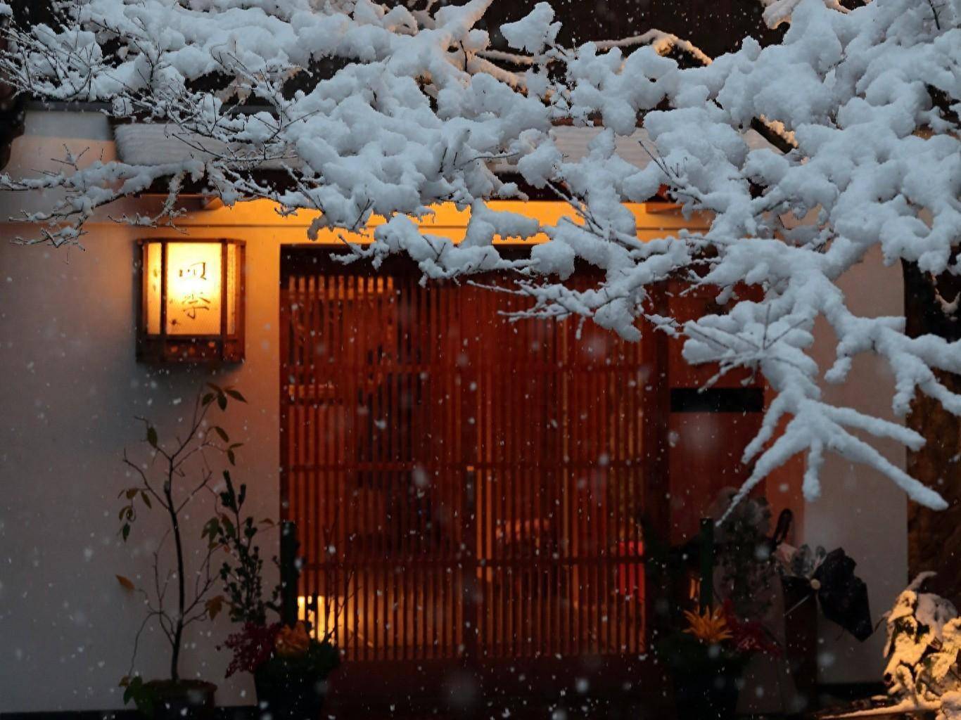 白居易与刘禹锡雪夜小饮