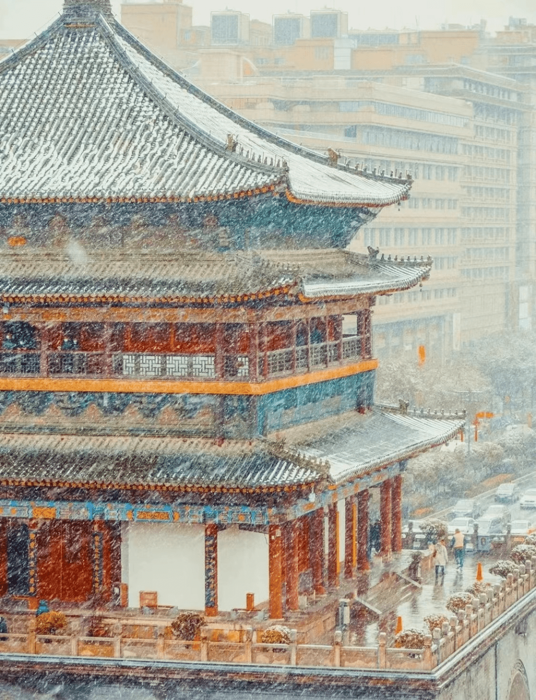 5大兴善寺绝美的雪景