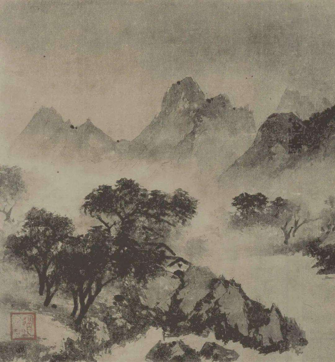 紙本 水墨遠浦歸帆,江天暮雪漁村夕照,平沙落雁,洞庭秋色,煙寺晚鐘,從