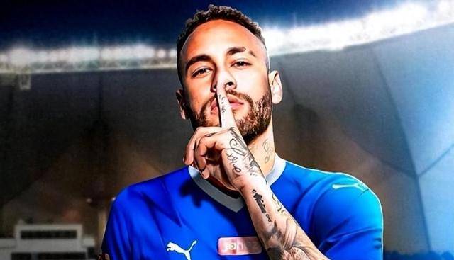 巴西足球天才,前巴塞罗那球员,世界身价最高球员内马尔在为新月队踢了