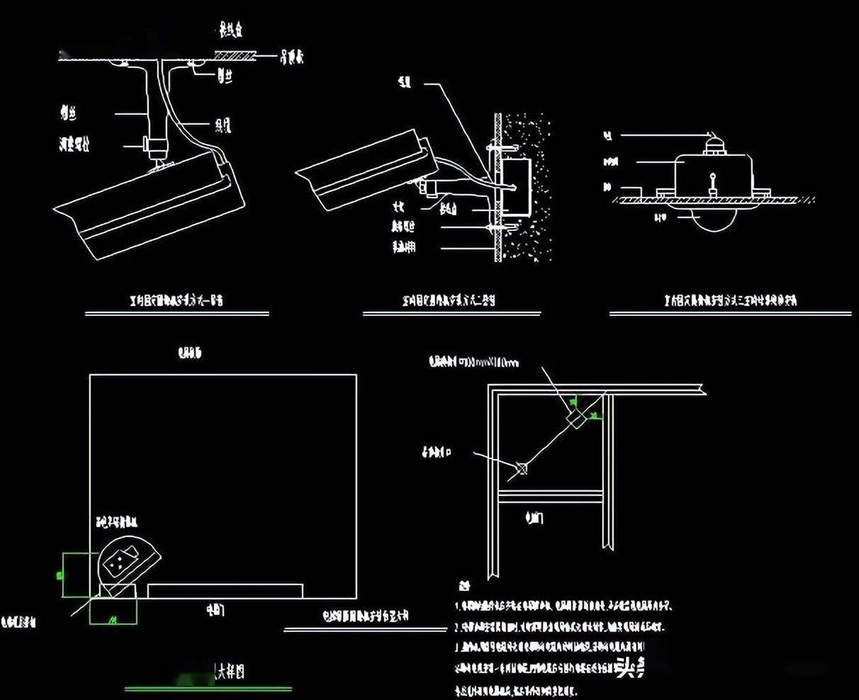 cad画摄像头的画法图片