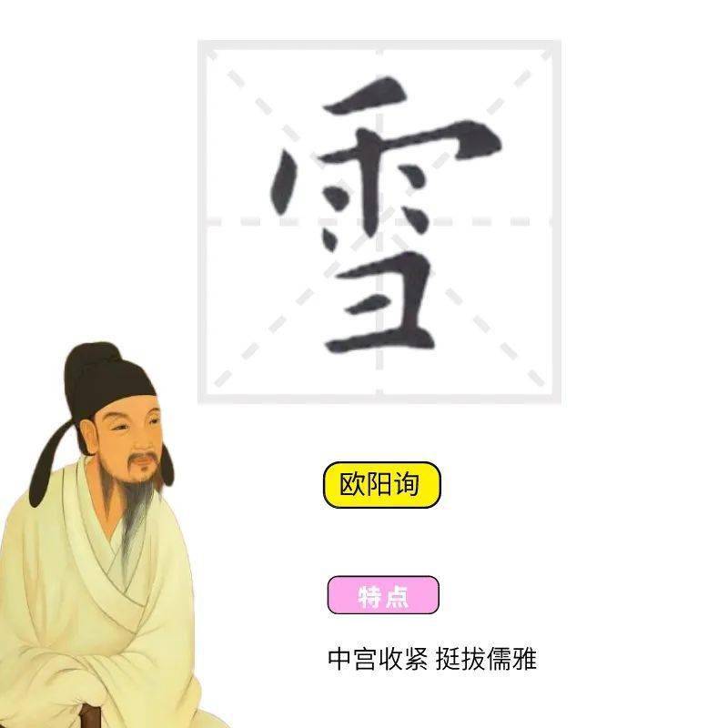 今日小雪|"雪"的字源演变及名家书写示范