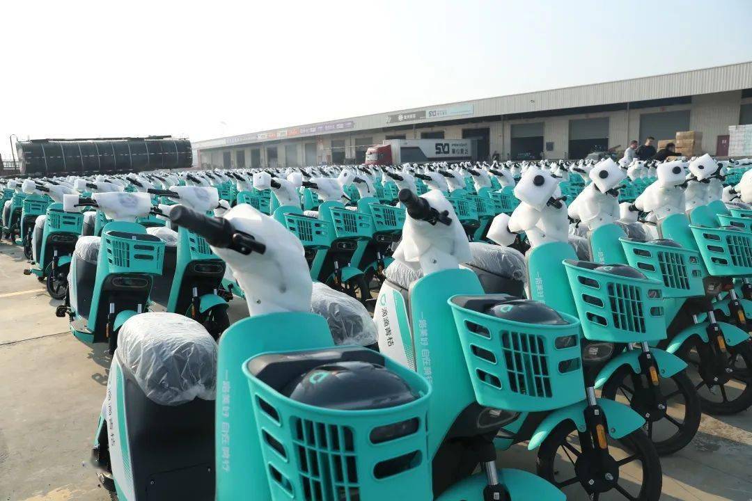 共享电动车上新!不戴头盔,无法骑行!_荆门_自行车_车辆