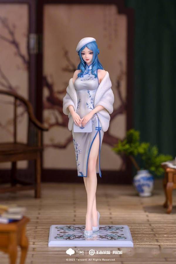 199元 《王者荣耀》"四大美女"旗袍手办开售:3d打印 高精模具超逼真