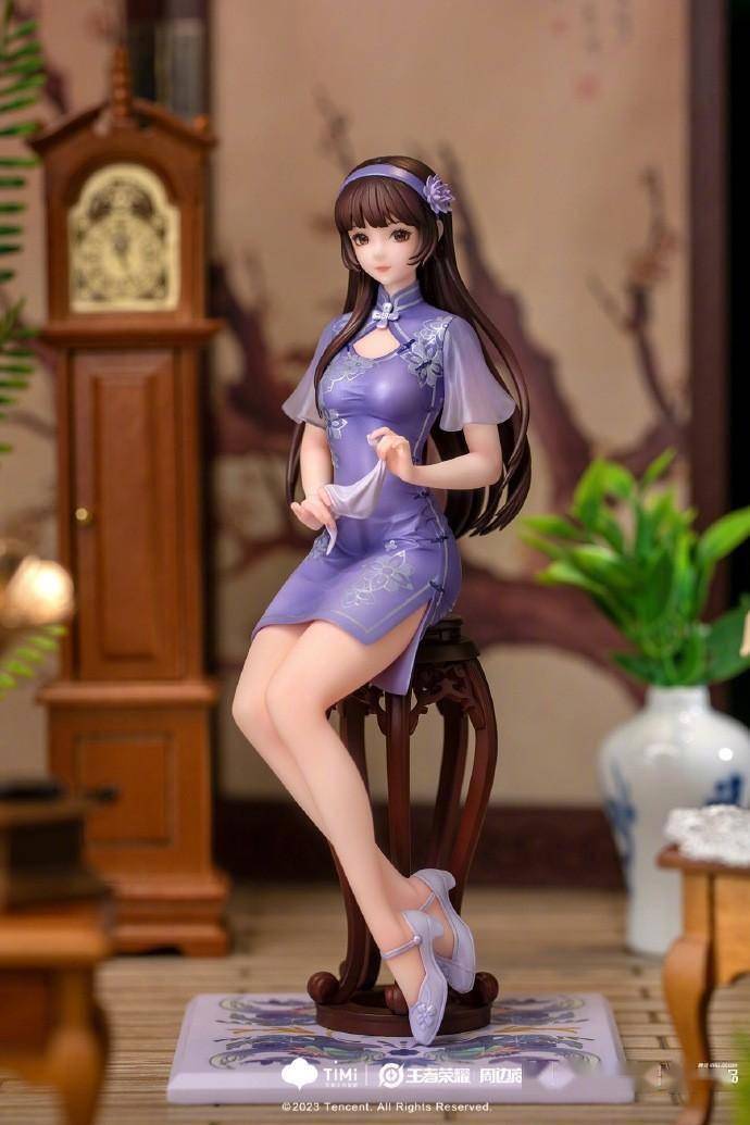 《王者荣耀》"四大美女"旗袍手办开售 3d打印超逼真_貂蝉_高约