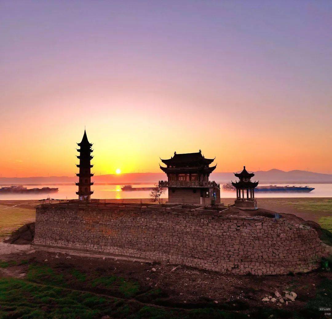 落星墩的日出!你多久没看到了?_阳光_庐山_安安