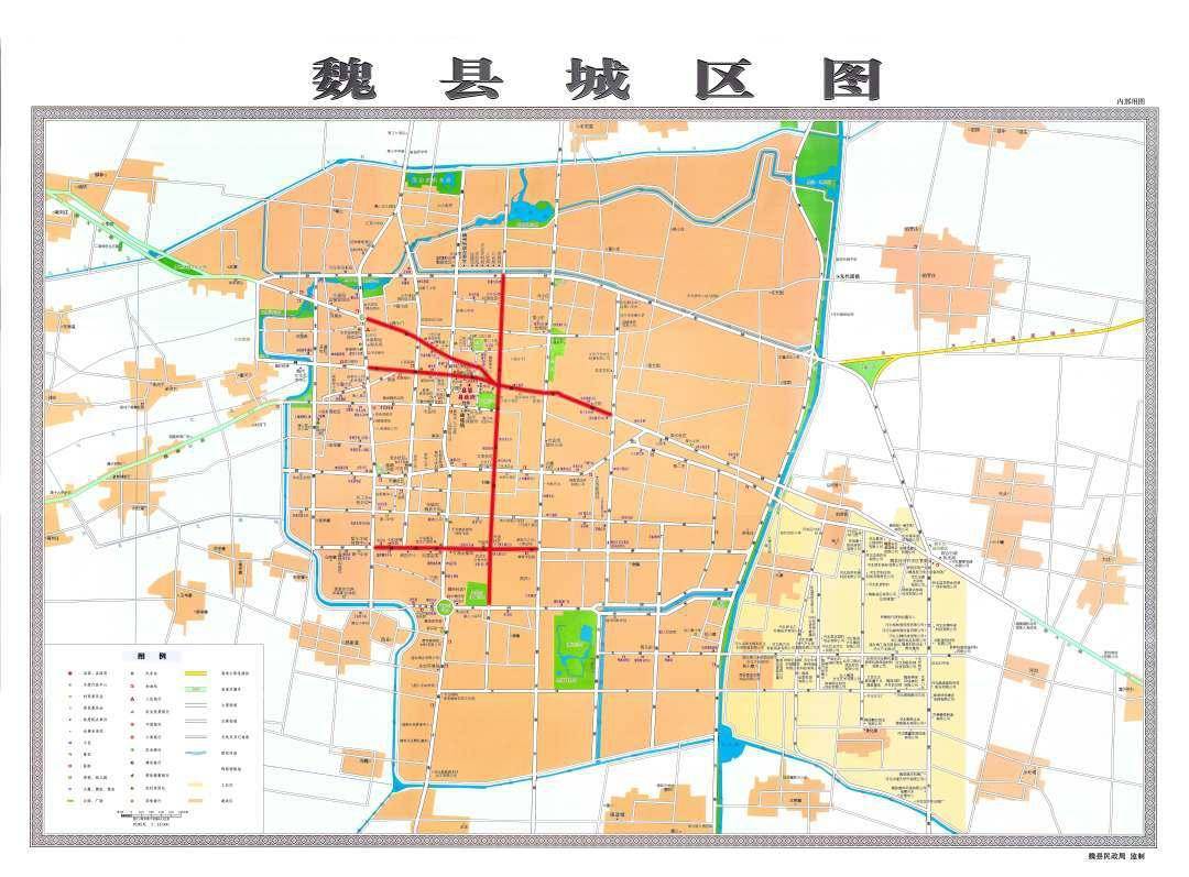 魏县行政区划图图片