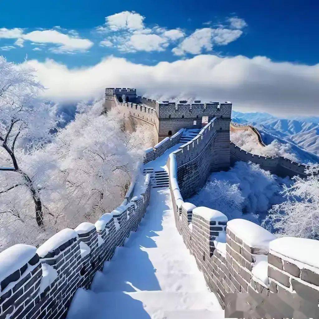 长城雪景