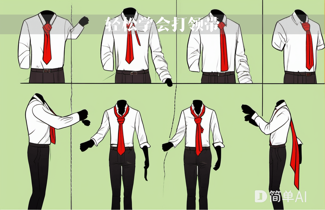 领带打结详解:轻松掌握时尚商务造型_领结_衬衫_领口