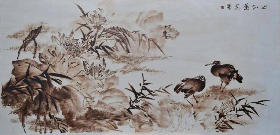 烙•艺术馆|作品欣赏（花鸟篇《心似莲花开》）_搜狐网