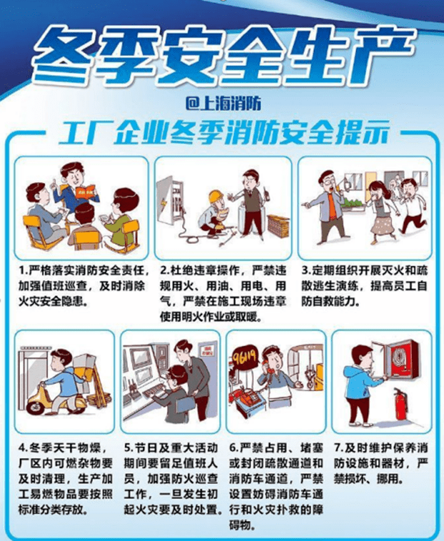 【安全小贴士】冬季安全生产,这些问题一定要注意_企业_作业_应急