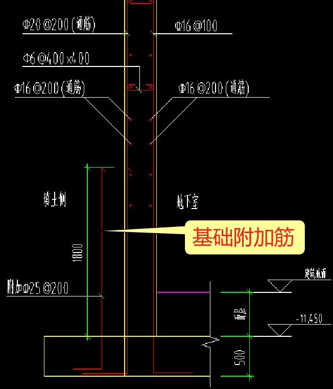 剪力墙钢筋示意图图片