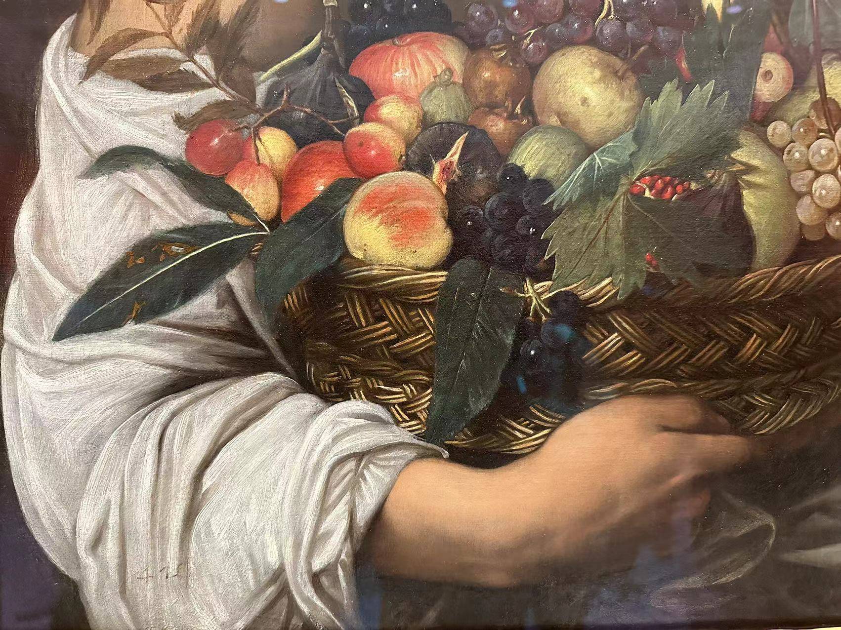 卡拉瓦乔《捧果篮的男孩》上海开箱,历经五百年恍然如新_作品_罗马