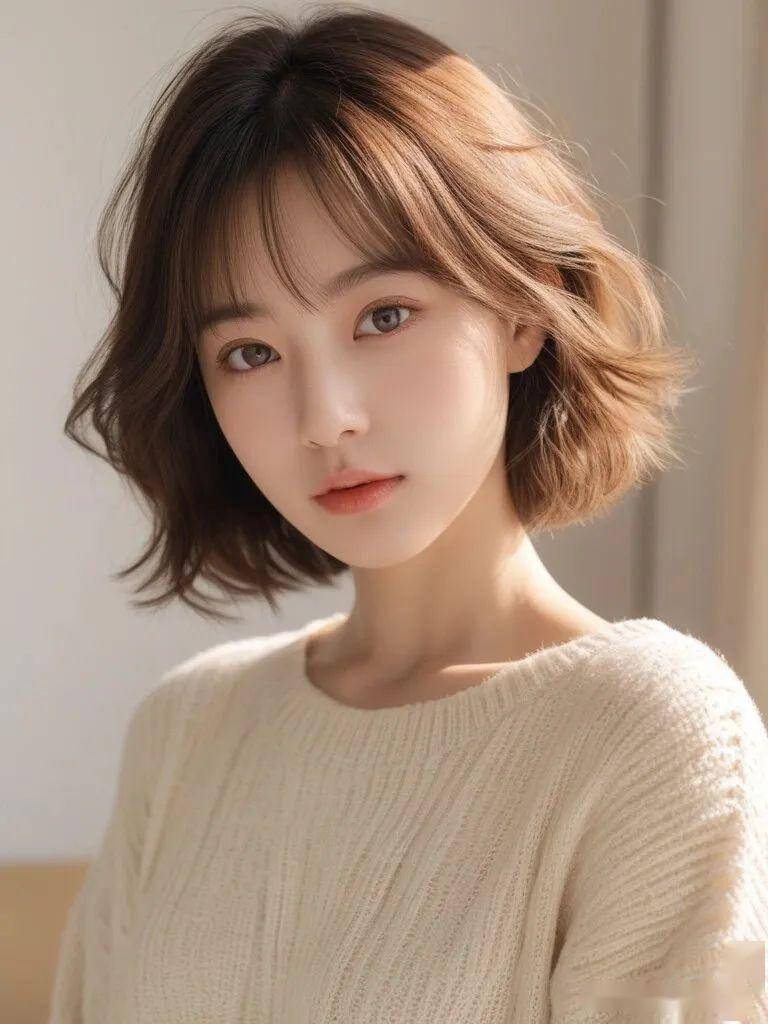 女士发型不论长短,最美还是波波头,百变减龄美美哒_空气_设计的_刘海