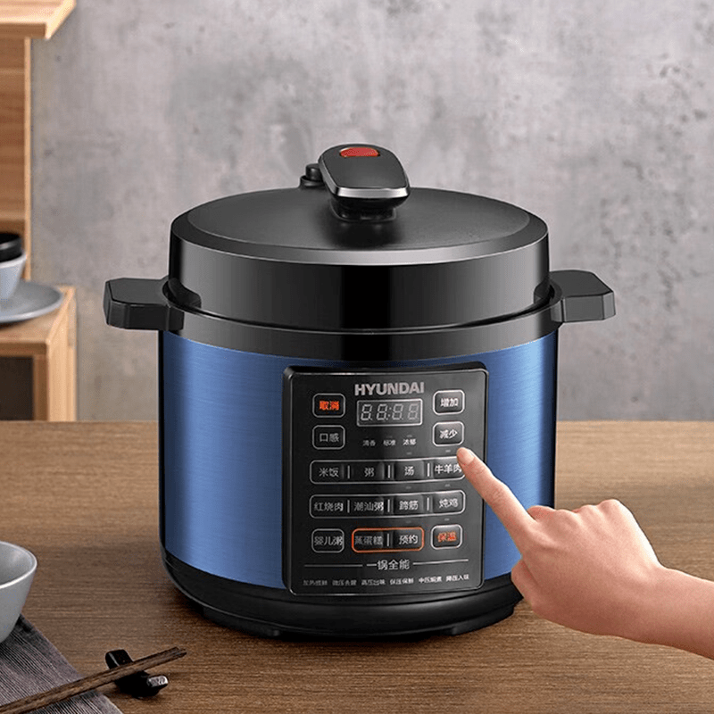 【韩国现代的电压力锅】,蒸煮炖焖样样精通,一口锅顶半个厨房_高压锅