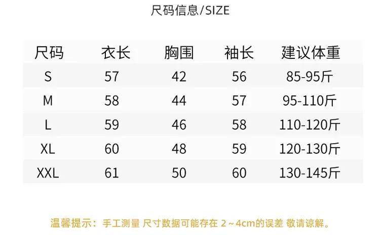 針織開衫有s-xxl共5個尺碼,每個後面都有對應的體重,上身比較胖的mm