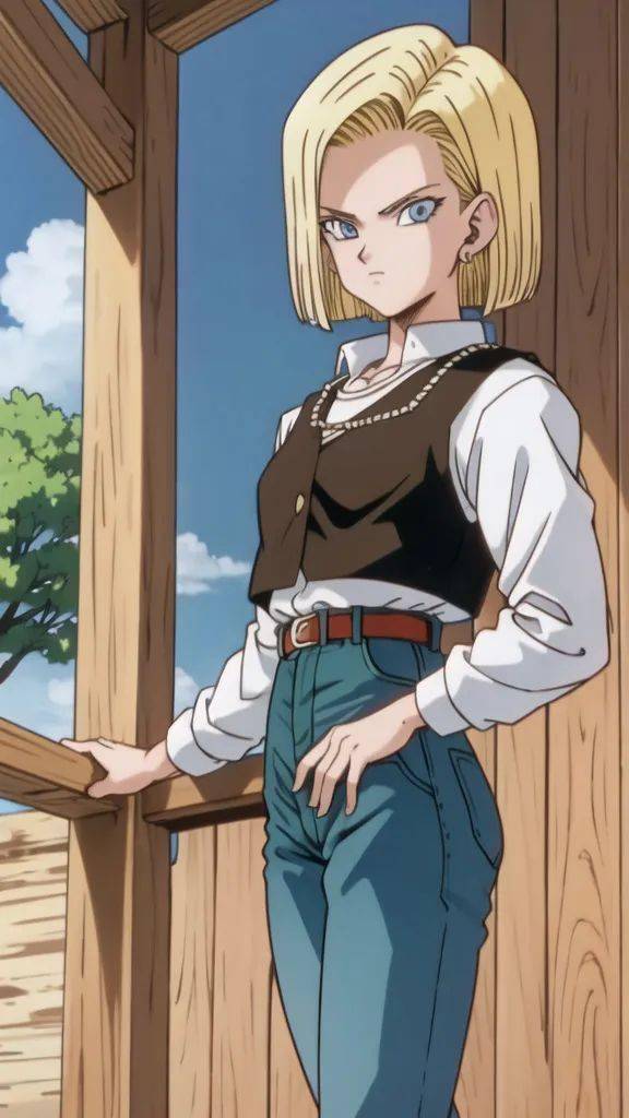 龙珠高清4k壁纸,女神18号,确认不更换屏保