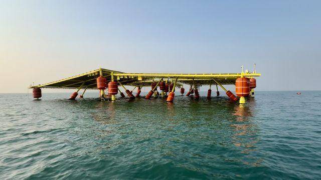 视频|探秘海上浮式光伏实证平台
