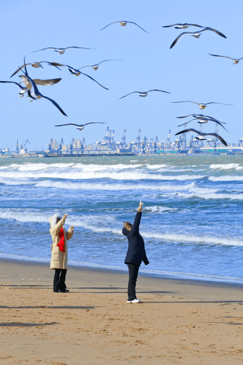 山间银装素裹,远远看去,宛如一幅刚刚上色的油墨山水画,甚是美丽.