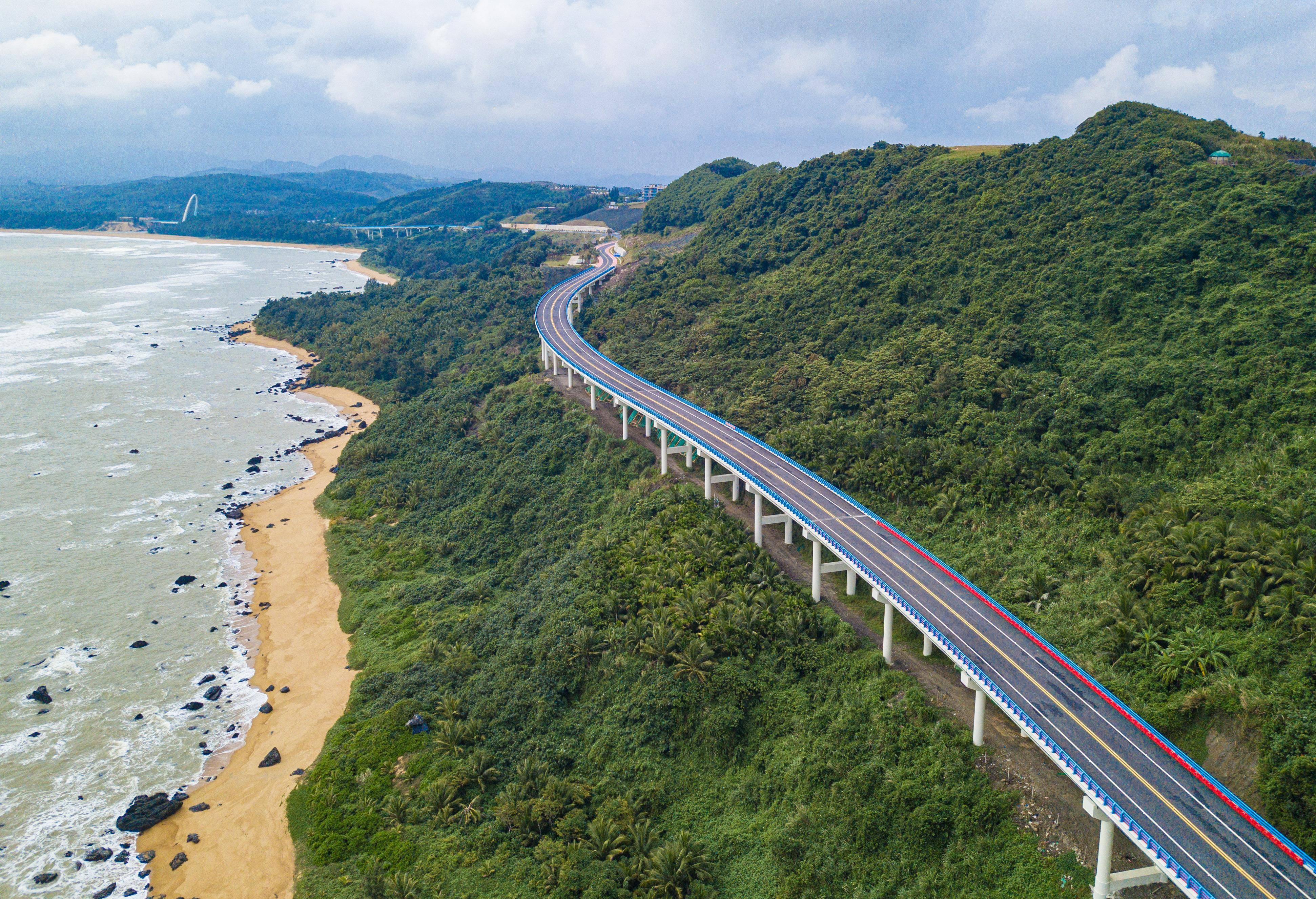 海南环海公路图片