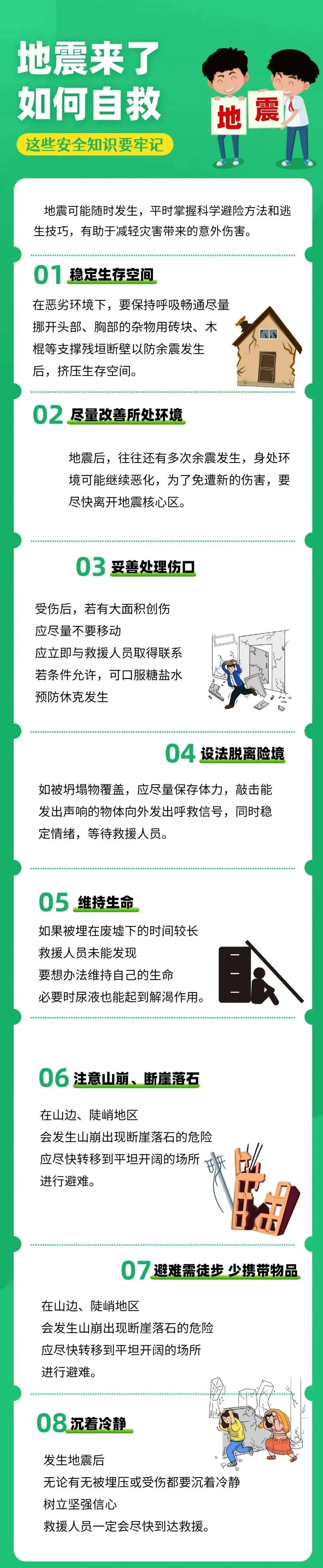 地震应急 | 安全自救