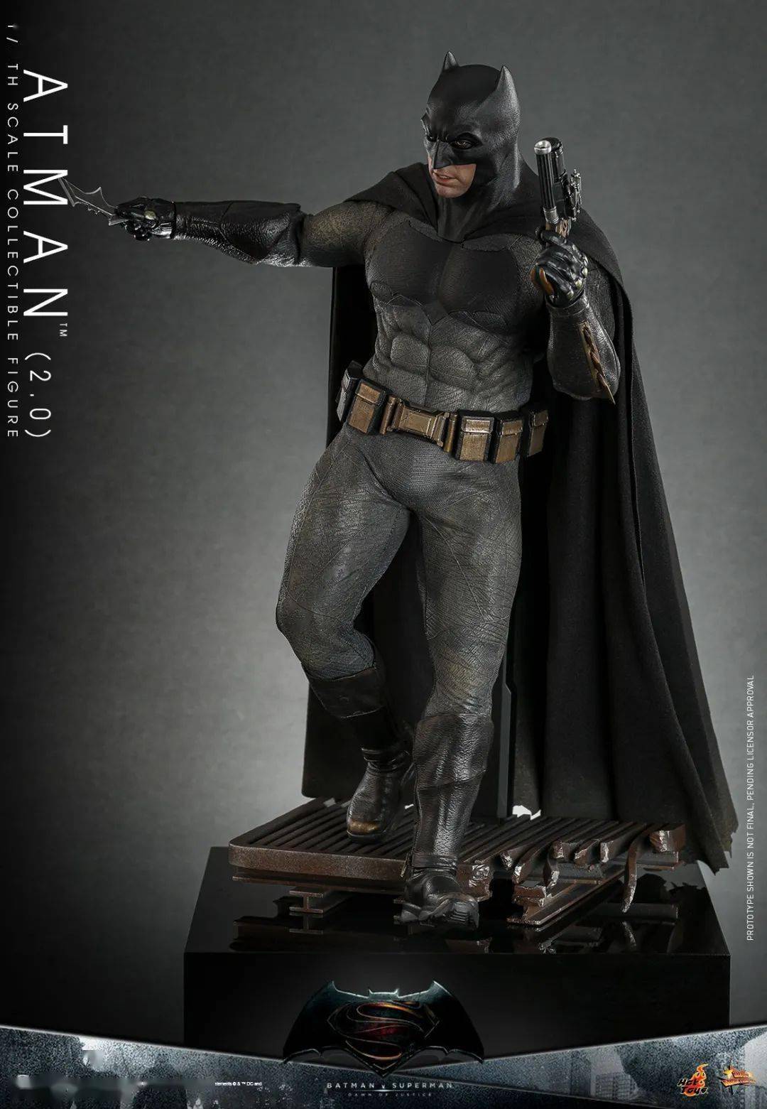 67新品预定~ hottoys ht 1/6 蝙蝠侠大战超人 蝙蝠侠2.