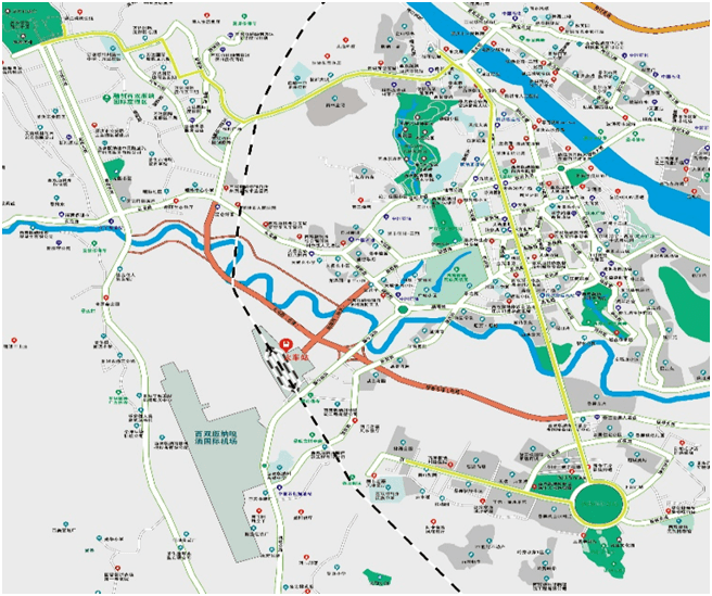 景洪市公交车线路图图片