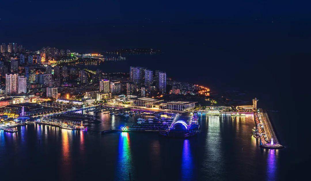 奥帆中心跨年氛围已达99%,速来!_青岛_灯光_音乐