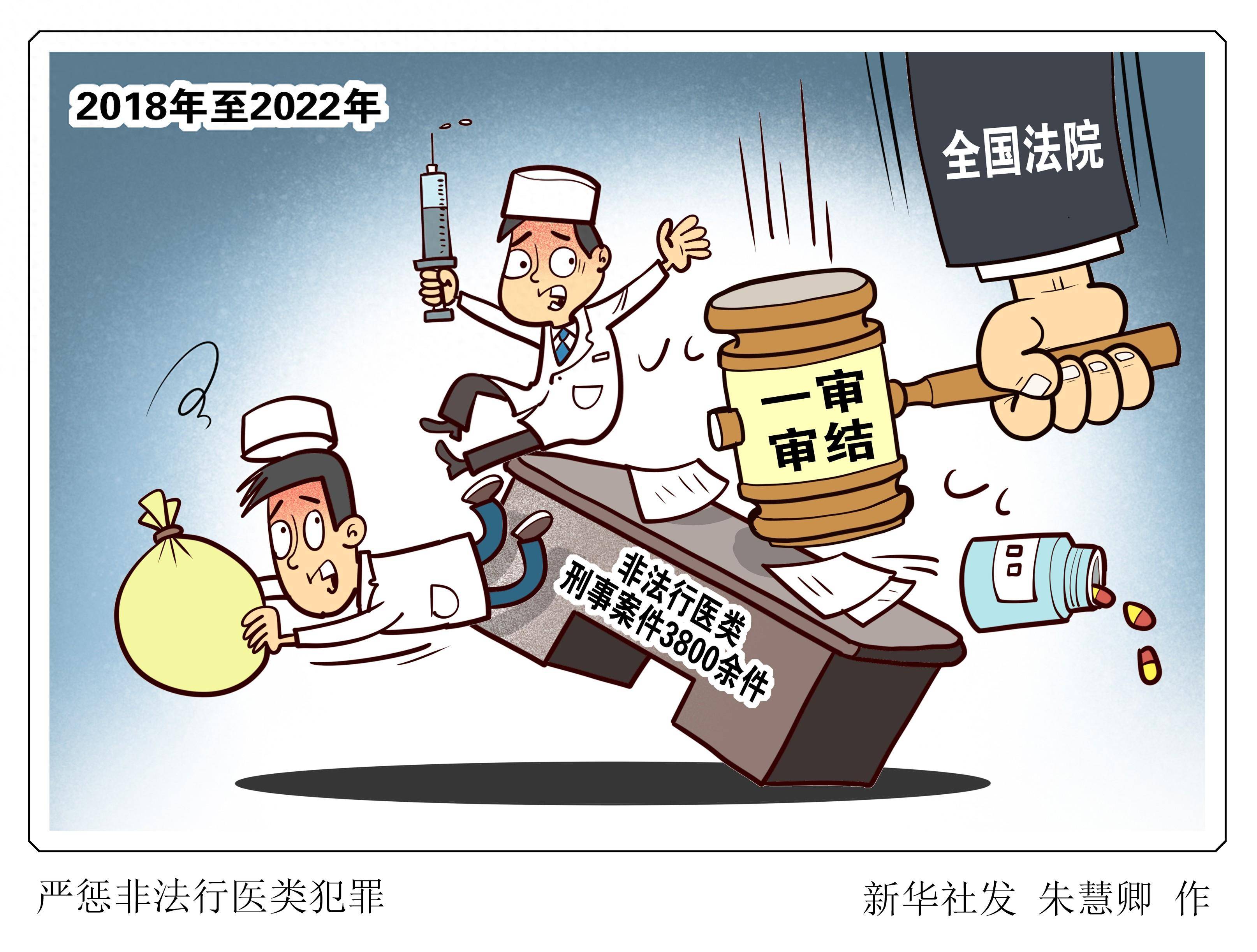 (图表·漫画)[法治]严惩非法行医类犯罪
