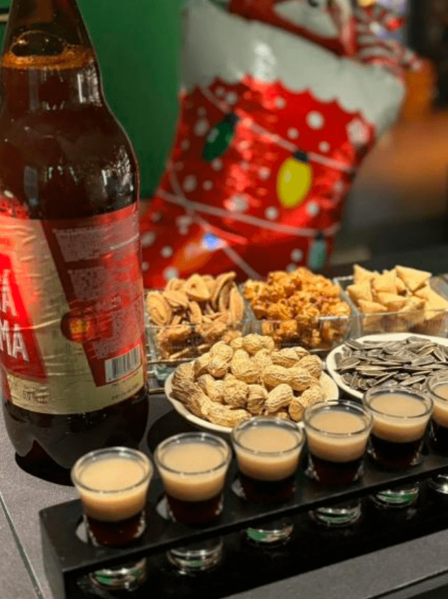 1月21日之前使用)套餐内容:啤酒: 乌克兰精酿一桶 2l 98元鸡尾酒: b