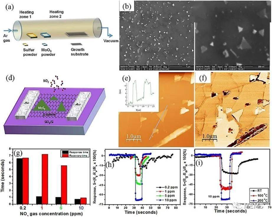 綜述:基於石墨烯-金屬硫化物納米複合材料的氣體傳感器_檢測_選擇性