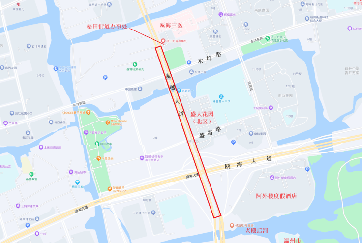 明天起,這裡佔道施工→_甌海_大道_溫州